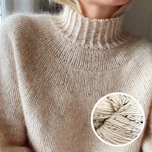 NOVICE SWEATER - bigDOT & SILKY MOHAIR