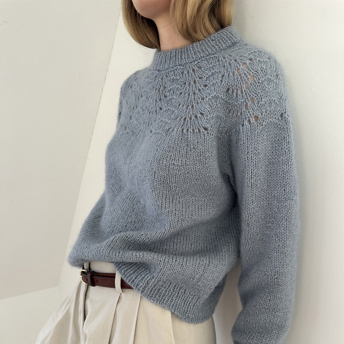 PEACOCK JUMPER - WOOrLi in LOVE & SILKY MOHAIR