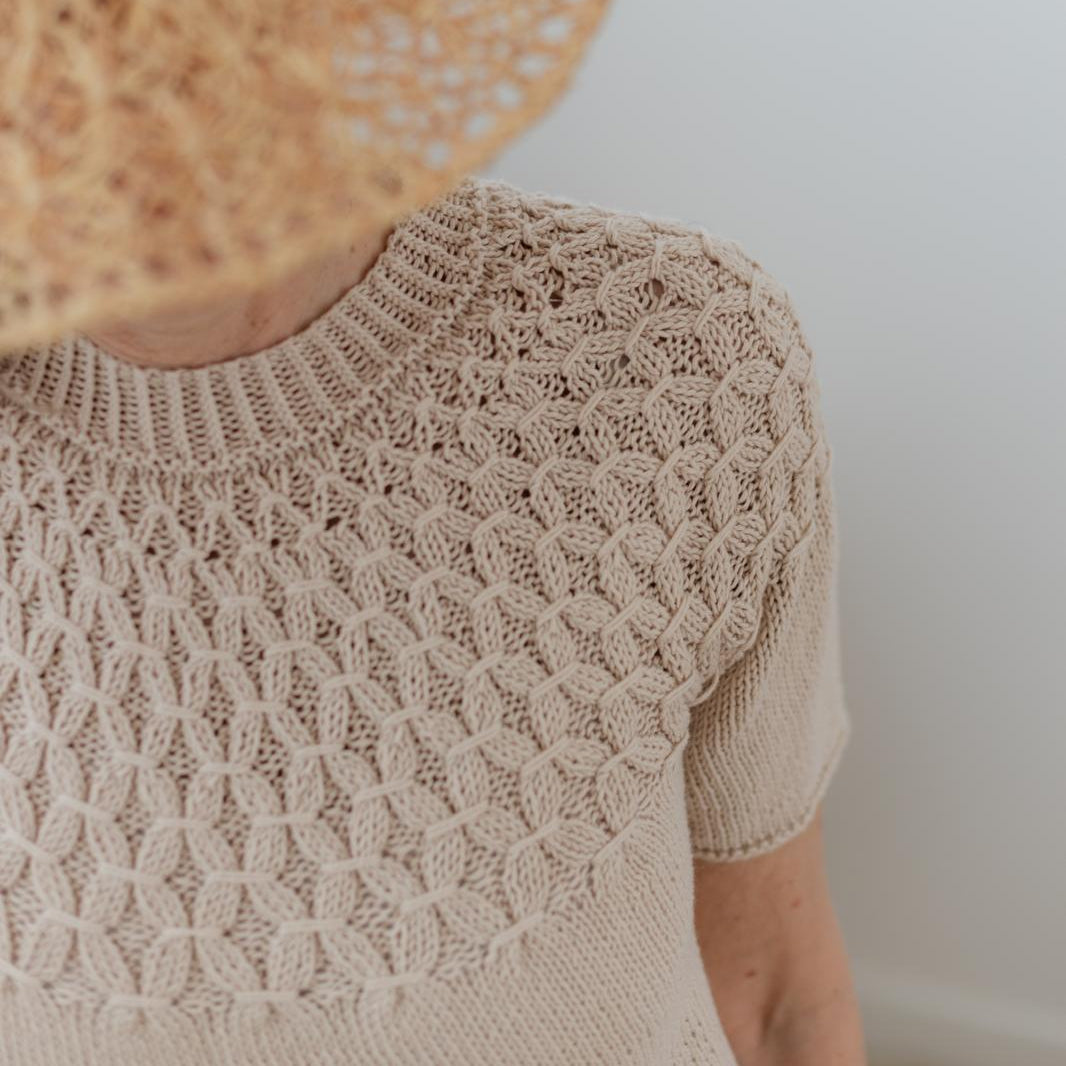 SMOKE, LA MAGLIETTA di KNITTING SCIURA - littleCOTTON & FLUFFY CASHMERE