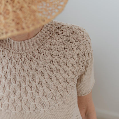 SMOKE, LA MAGLIETTA di KNITTING SCIURA - littleCOTTON & FLUFFY CASHMERE
