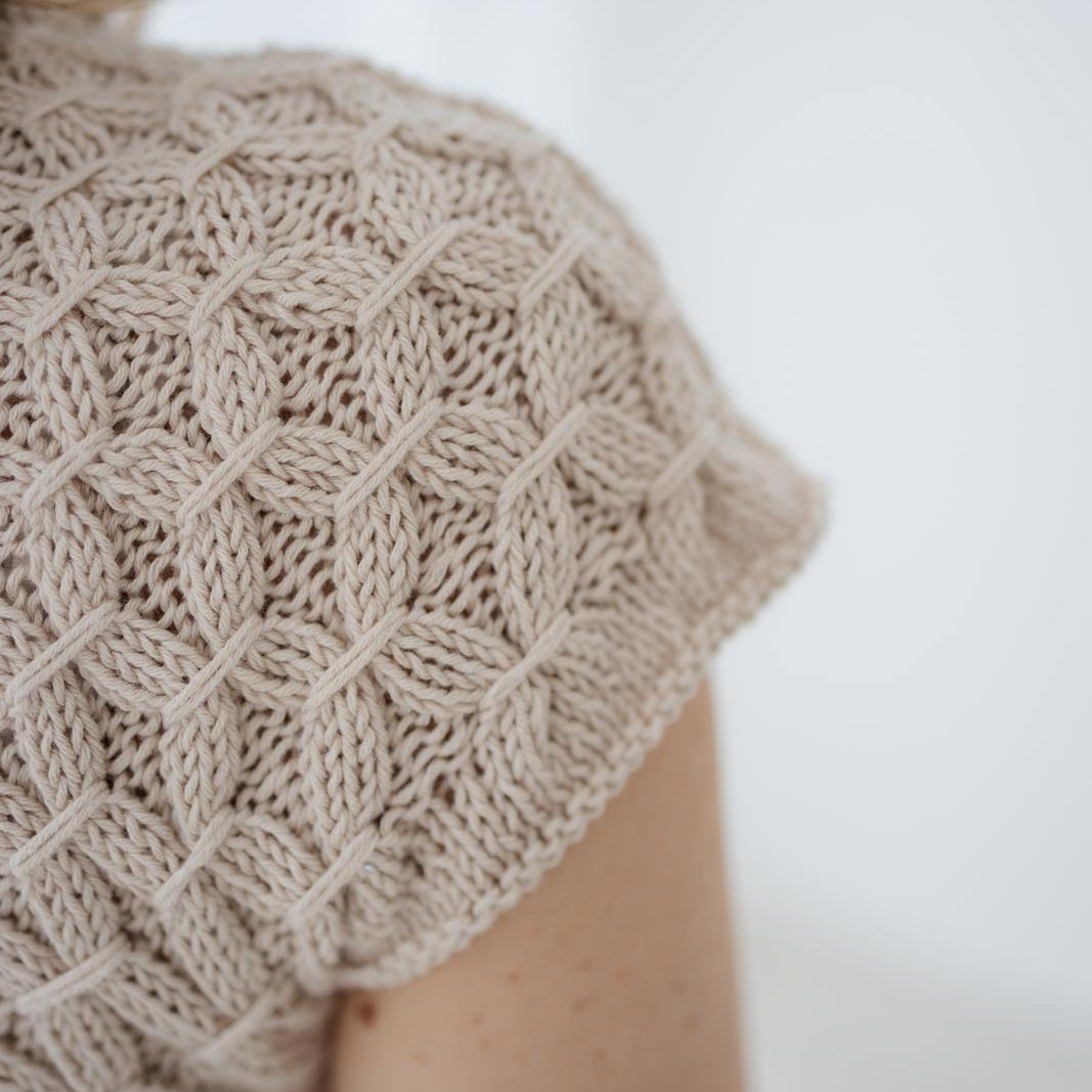SMOKE, LA MAGLIETTA di KNITTING SCIURA - littleCOTTON & FLUFFY CASHMERE