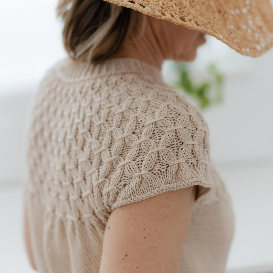 SMOKE, LA MAGLIETTA di KNITTING SCIURA - littleCOTTON & FLUFFY CASHMERE