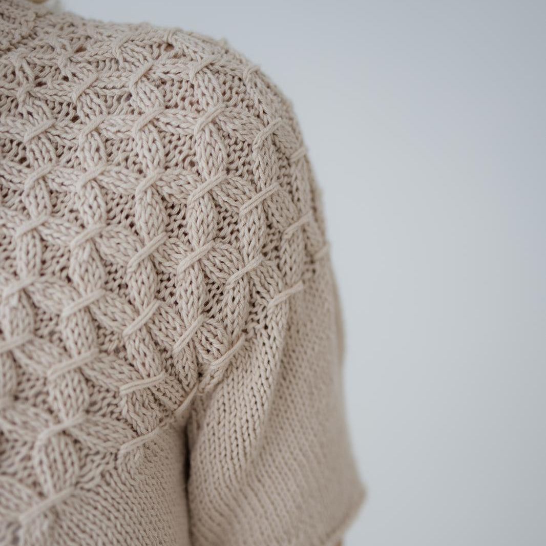 SMOKE, LA MAGLIETTA di KNITTING SCIURA - littleCOTTON & FLUFFY CASHMERE