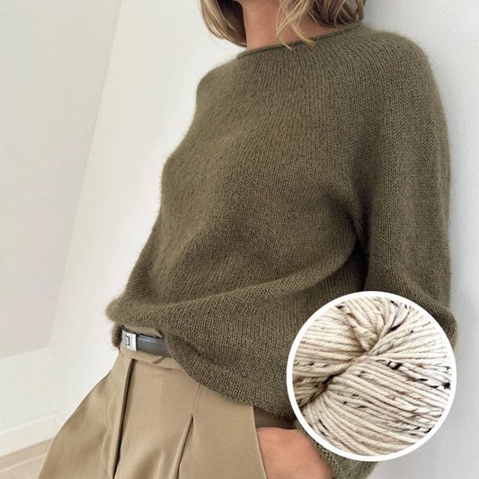 PLAIN YOKE BLOUSE - bigDOT