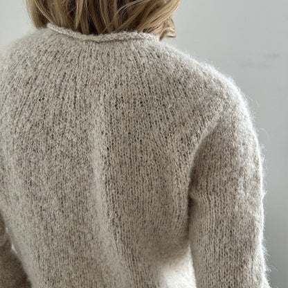 PLAIN YOKE SWEATER - bigWOOrLi & SILKY MOHAIR