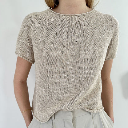 PLAIN YOKE TEE 20 - midiCOTTON