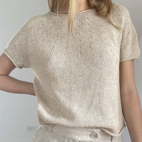 PLAIN YOKE TEE 20 - midiCOTTON