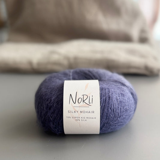 SILKY MOHAIR - DUSTY VIOLETTE