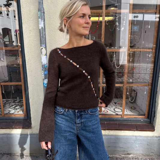 VALERIE BLOUSE - SILKY MOHAIR