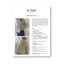 Indlæs billede til gallerivisning WOODLARK SWEATER - littleWOOrLi &amp; SILKY MOHAIR
