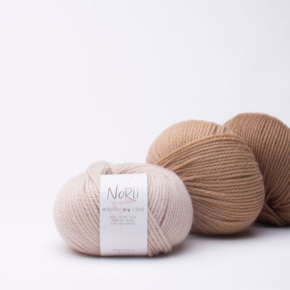 WOOrLi big LOVE - ALMOND