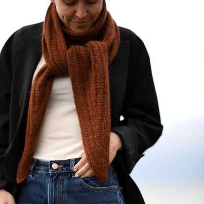 SOLANGE SCARF - WOOrLi in LOVE & SILKY MOHAIR