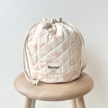 Indlæs billede til gallerivisning borsa &quot;Get Your Knit Together Bag&quot; - APRICOT FLOWER
