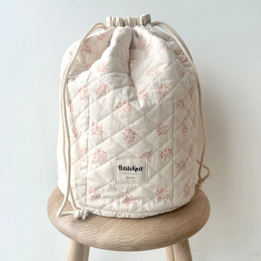 borsa "Get Your Knit Together Bag Grand" - APRICOT FLOWER