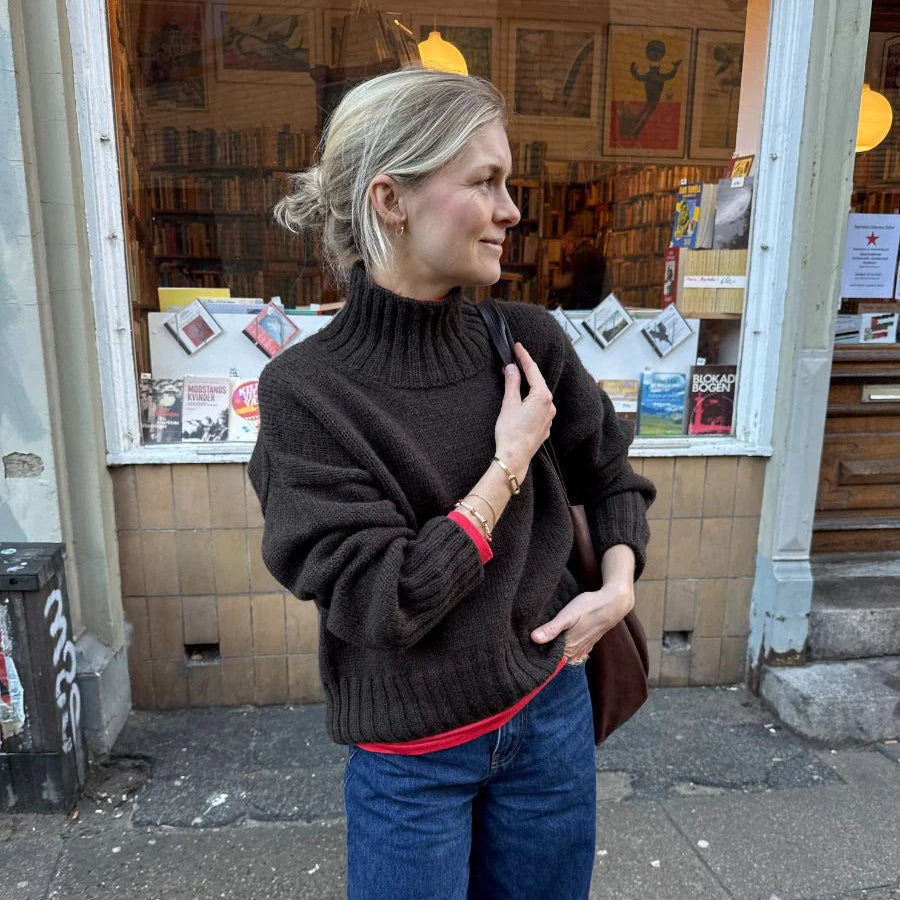 HANNAH SWEATER O-NECK - bigWOOrLi & SILKY MOHAIR