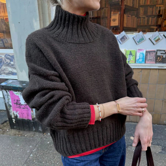 HANNAH SWEATER O-NECK - bigWOOrLi & SILKY MOHAIR