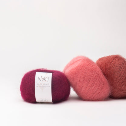 SILKY MOHAIR - PLUM