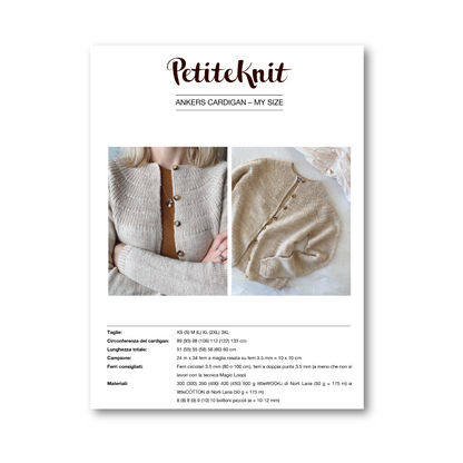 ANKER'S CARDIGAN MY SIZE - littleCOTTON