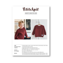 Load image into Gallery viewer, PATTERN - ANKER&#39;S SWEATER BAMBINI
