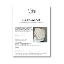 Load image into Gallery viewer, PATTERN - CLOUD SWEATER
