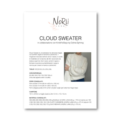 CLOUD SWEATER - littleWOOrLi & SILKY MOHAIR