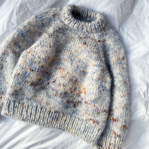 MARBLE SWEATER JUNIOR multicolor - midiWOOrLi & SILKY MOHAIR