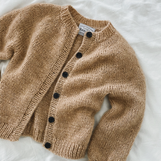 NOVICE CARDIGAN JUNIOR CHUNKY EDITION - bigWOOrLI & SILKY MOHAIR