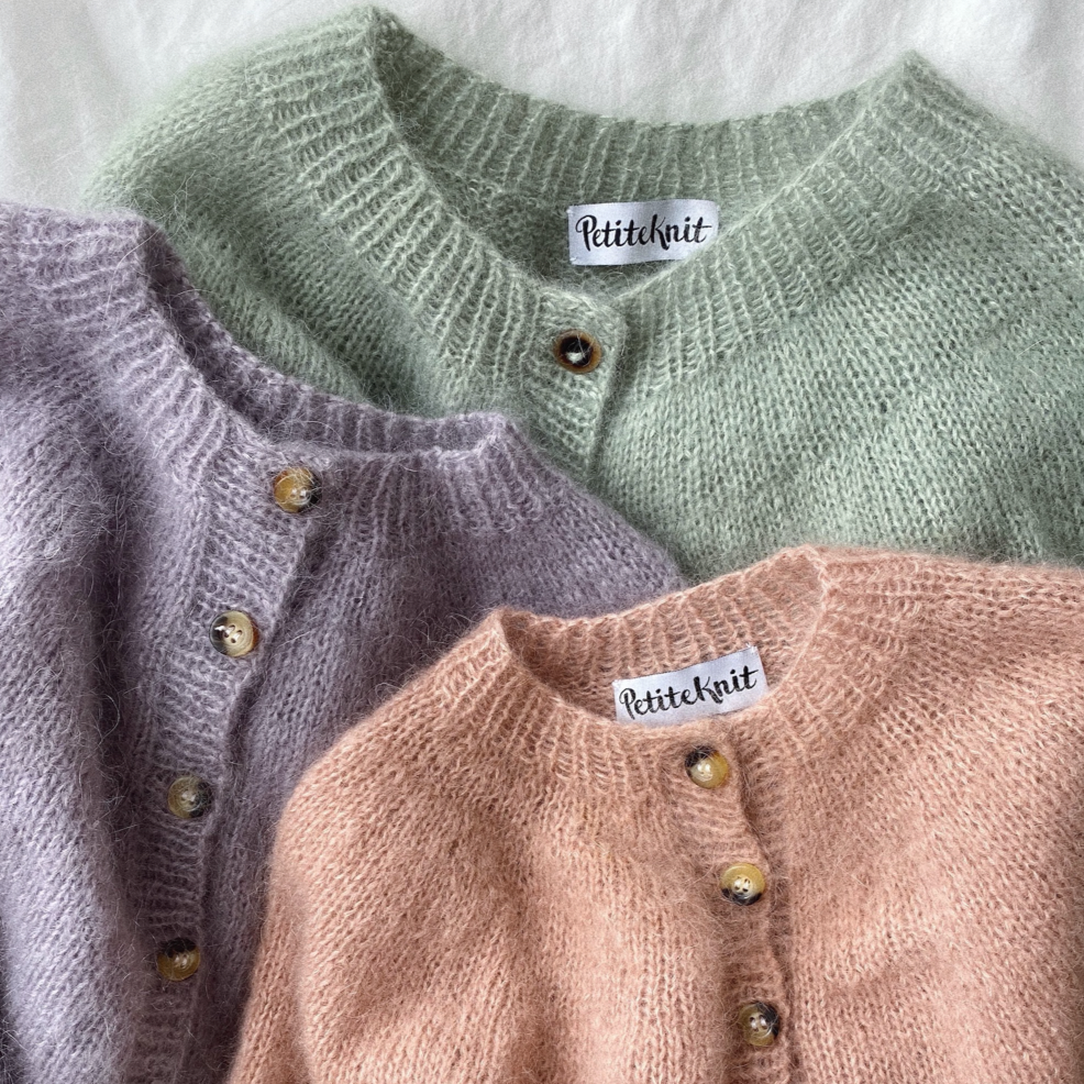 NOVICE CARDIGAN JUNIOR - MOHAIR EDITION