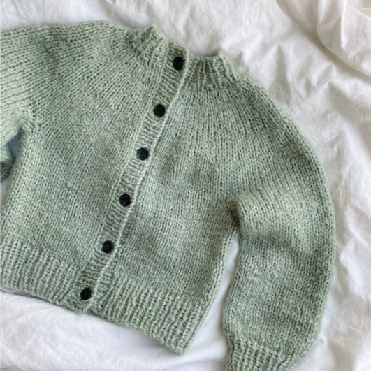 NOVICE CARDIGAN MINI CHUNKY EDITION - bigWOOrLI & SILKY MOHAIR