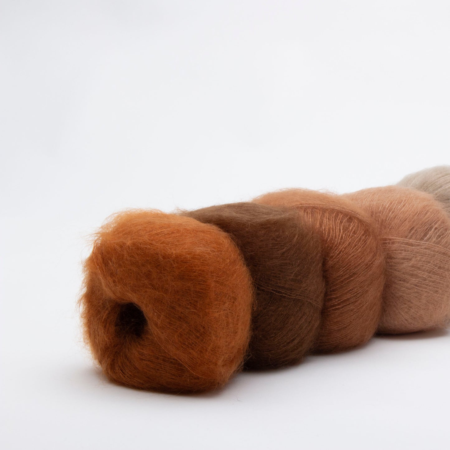 SILKY MOHAIR - COGNAC