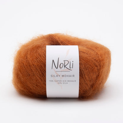 SILKY MOHAIR - COGNAC