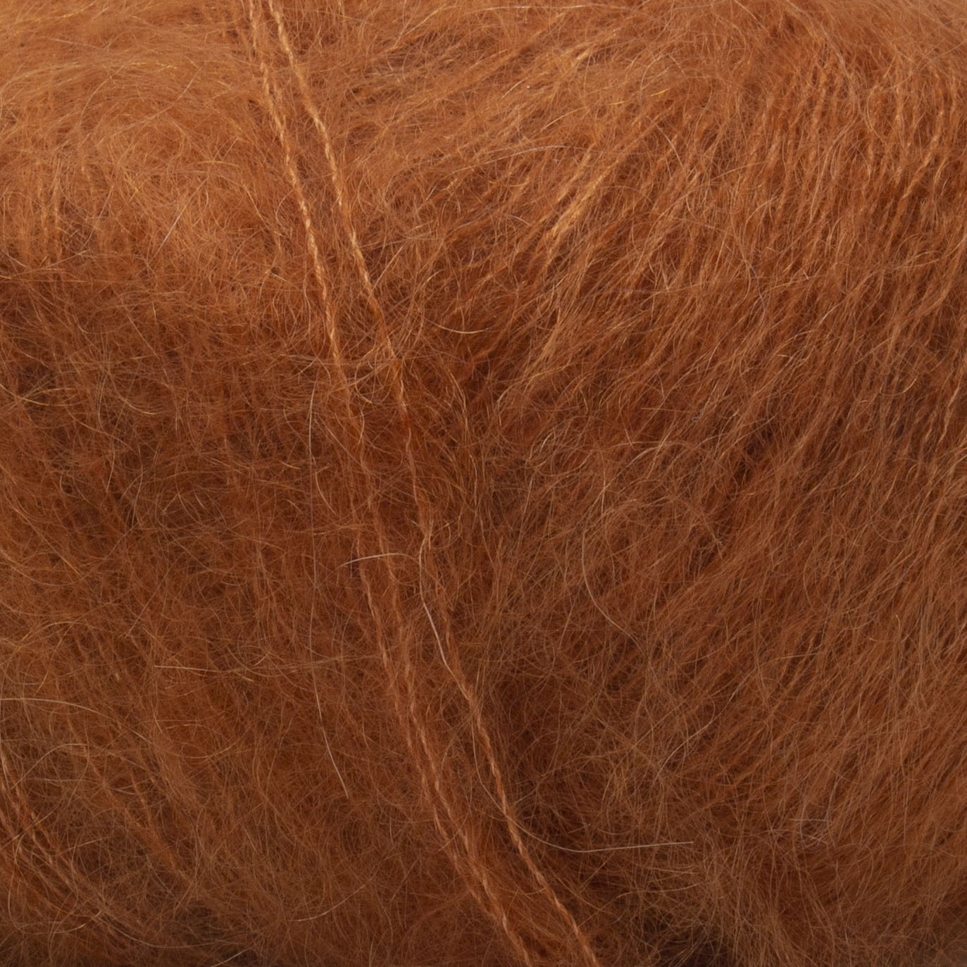 SILKY MOHAIR - COGNAC