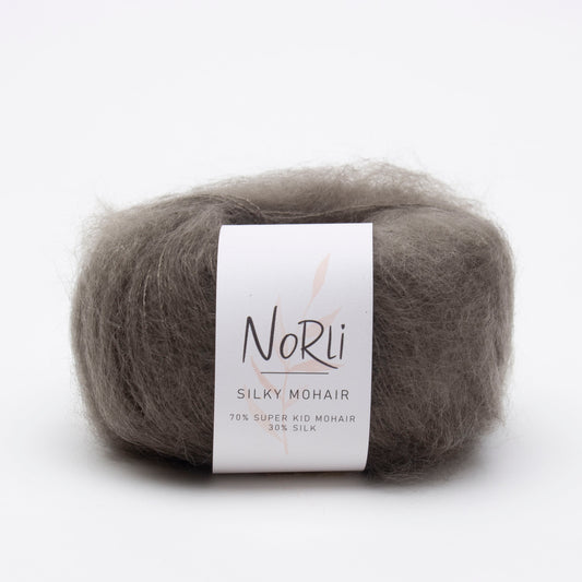 SILKY MOHAIR - DUSTY GREEN