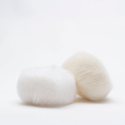 SILKY MOHAIR - SNOW