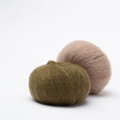 FLUFFY CASHMERE - OLIVE