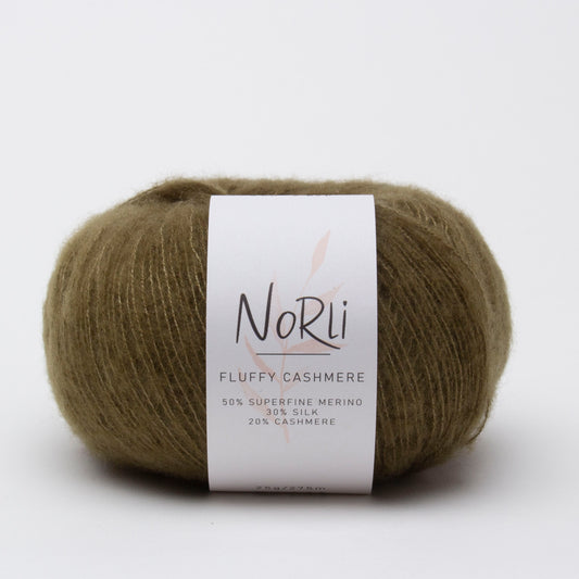 FLUFFY CASHMERE - OLIVE