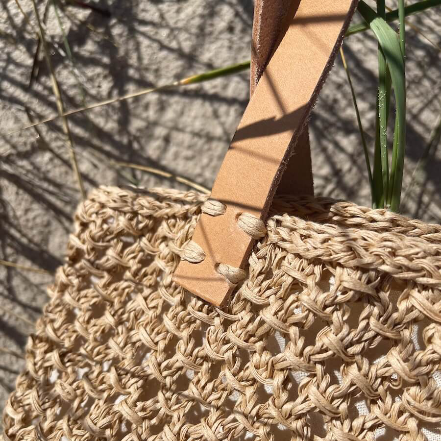 SPALLACCI in PELLE per FRENCH MARKET BAG by PetiteKnit